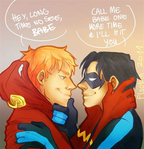 birdflash fanfiction|richard grayson x wally west.